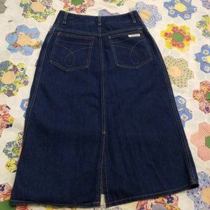 VTG Calvin Klein Denim Skirt